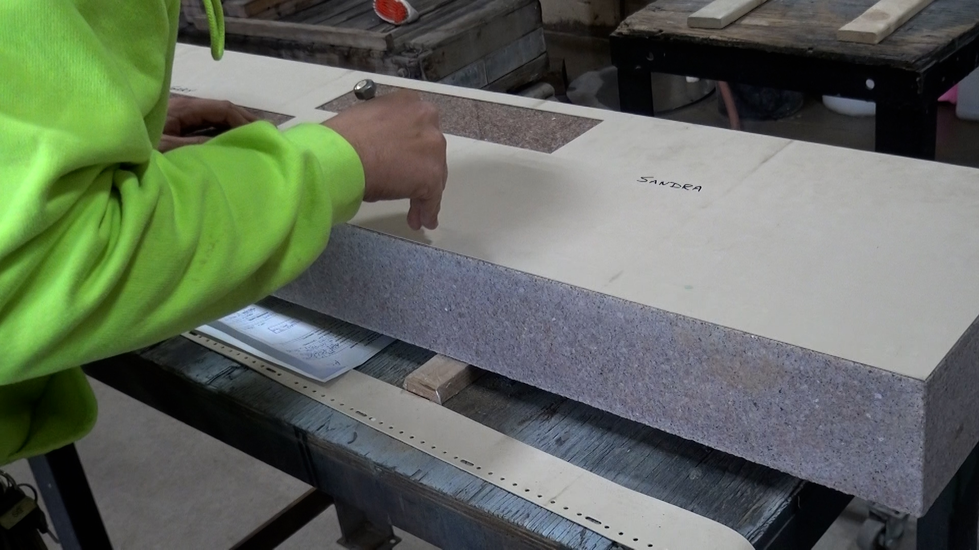 templating the granite