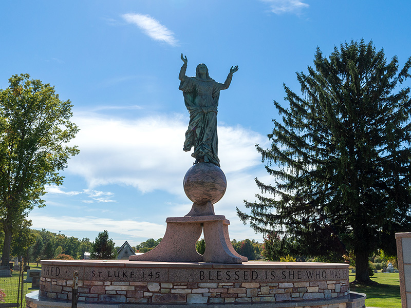 Assumption Feature at All Saints Cemetery