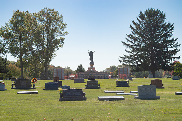 Section 16 at All Saints Cemetery