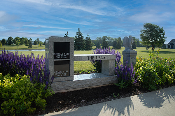 Niche Bench at Holy Cross Cleveland